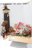 Witch, Christmas Decor and Boxes