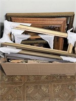 Box Lot of Picture Frames