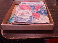 Box of vintage sheet music