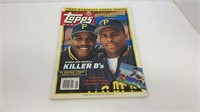 Topps baseball magazine with baseball cards