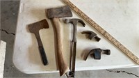 Axes, hammer and heads