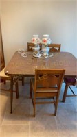 Dining Room Table w/ Five Chairs 48 x 42 x 29.5