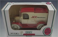 ERTL 1913 MODEL T TRUCK ACE HARDWARE COIN BANK MIB