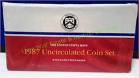 1987 U.S. Mint Uncirculated Coin Set