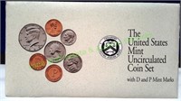 1992 D & P U.S Mint Uncirculated Coin Set