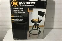 Northern Tool Shop Stool w/ Backrest