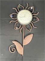 Metal Thermometer Flower