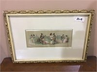 22 X 15 FRAMED VICTORIAN PICTURE