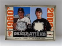 2008 Perry Lincecum SP Legendary Cuts Dual Jersey