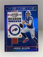 2019 Josh Allen Optic Contenders Blue Prizm /99 #3