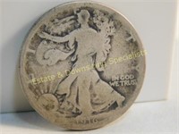 1916 Silver Walking Liberty US Half Dollar