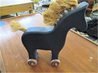 Vintage Wood Toy Horse