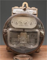 Vintage Watt Hour Electric Meter Model OA.