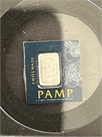 1 Gram PAMP 999.5% Pure Bullion Bar