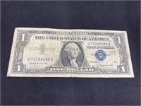 1957 B Silver Certificate $1 Dollar Bill