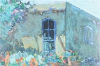 Megan Anderson Painting of Adobe House