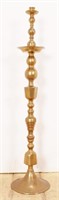 Tall Brass Candle Stick Holder 46"