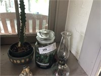 Candle, Planter, and Fluid Light