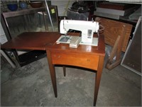VINTAGE SEARS SEWING MACHINE IN CABINET