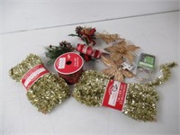 Lot Of Assorted Christmas Decorations