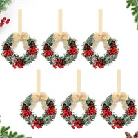Lyrow Cabinet Wreaths for Kitchen Christmas Mini W