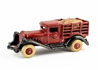 Cast Iron Toy Truck With Livestock