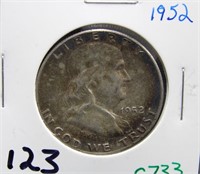 1952 FRANKLIN HALF DOLLAR COIN