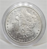 1880-CC Carson City Morgan Silver Dollar - AU