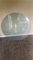 2 Glass Circular Table Tops