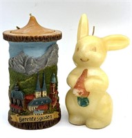 Standard Oil Wayside Novelty Rabbit Candle 8”and