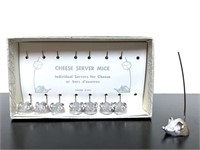 Vintage Cheese Serving Mice by Napier