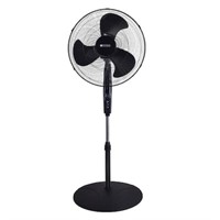 Black Oscillating Pedestal Fan