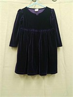 Alison Ann Purple Velvet Dress- Size Unknown