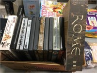 BOX OF APPROXIMATELY 11 ASSORTED DVD'S