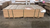 1 Stack of 5/8" x  5' x 9' Particle Board,