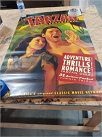 AMC Tarzan Adventures Movie Poster. 41x27. Baton
