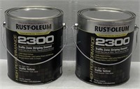 2 Cans of Rust-Oleum Traffic Yellow Enamel - NEW