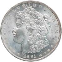 $1 1891-O PCGS MS65