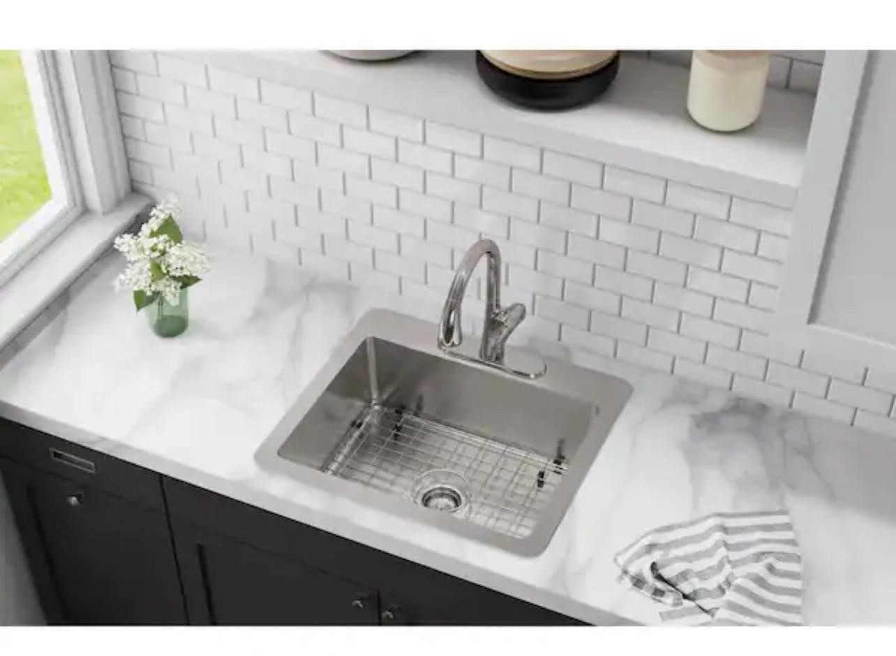 Elkay Avenue 25in. Dual Mount Stainless Steel Sink