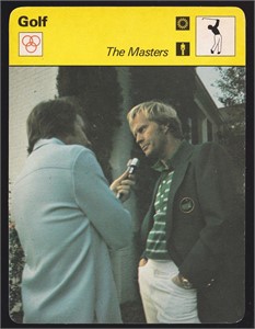 1978 Jack Nicklaus The Masters Sportscaster PGA Go
