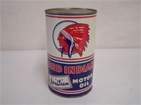 RED INDIAN AVIATION MOTOR OIL IMP. QT. CAN -