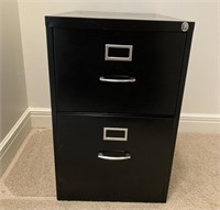 Heavy Metal Two Drawer File Cabinet
