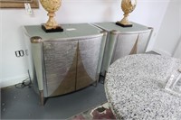 Art Deco SIlver Leaf shagreen chest