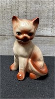 Bone China Cat Figurine 4.25" Tall