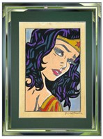 Roy Lichtenstein "Wonder Woman" On Paper
