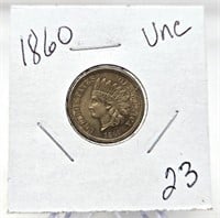 1860 Cent Unc.