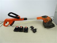 Black and Decker String Trimmer with Charger and