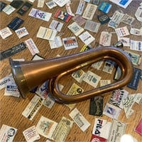 Antique Copper Bugle Horn