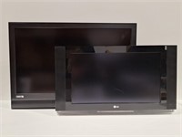 2 Older Flat Screen TVs