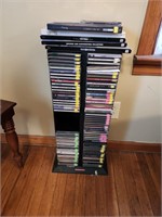 Tower and collection of cds